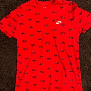 Medium red Nike t shirt